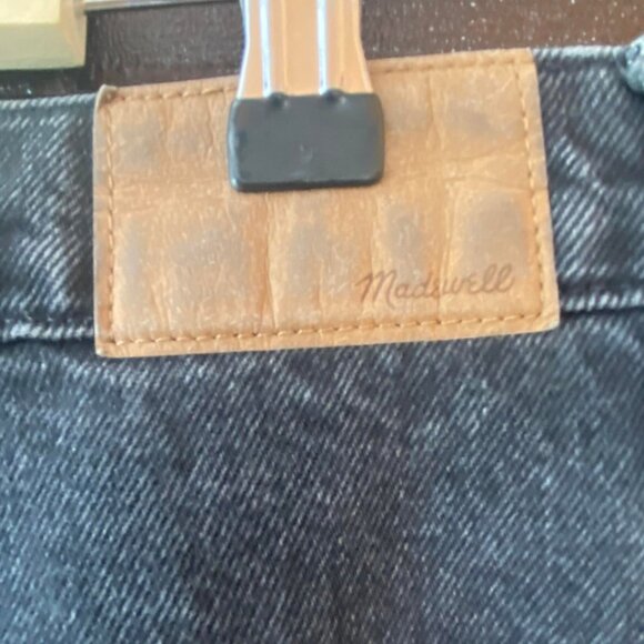 Madewell Perfect Vintage Distressed Black Jeans 31 - Picture 9 of 9